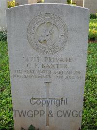 Dar Es Salaam War Cemetery - Baxter, Charles Philip